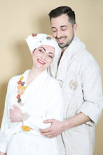 Lade das Bild in den Galerie-Viewer, Bademantel-Set Madame Rose
